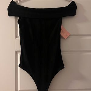 Missguided black rib bodysuit